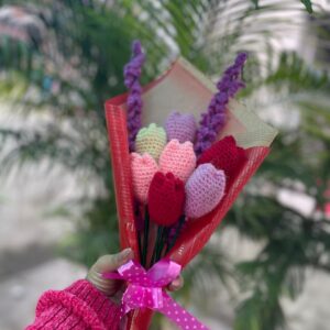 buy crochet tulip bouquet